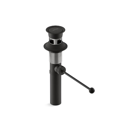 Kohler Pop-Up Lav Drain W/O Overflow, Exposed 7114-BL